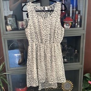 Cheetah print dress